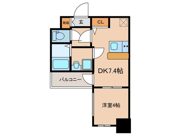 間取り図 プレサンス今池駅前フェルディノ