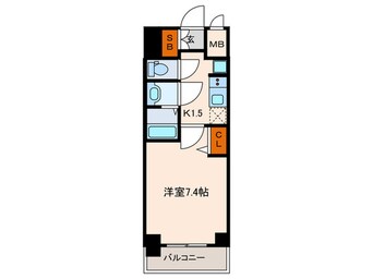 間取図 プレサンス今池駅前フェルディノ