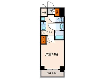 間取図 プレサンス今池駅前フェルディノ