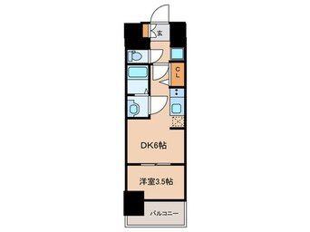 間取図 プレサンス今池駅前フェルディノ