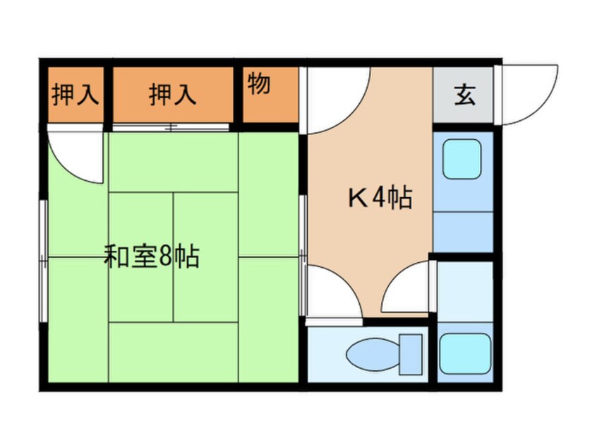 間取図 清水田荘