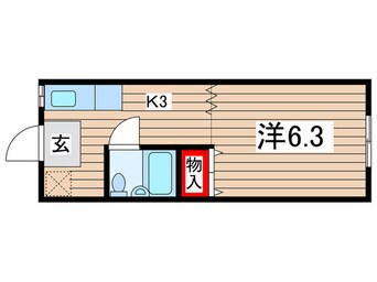 間取図 みどり荘