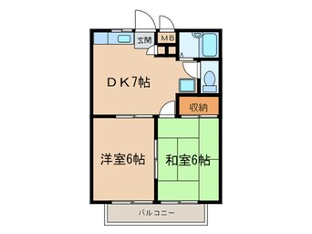 間取図 ハイツアイリス