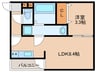 Ｂｒｏｏｋｌｙｎ　Ｌｉｆｅ 1LDKの間取り