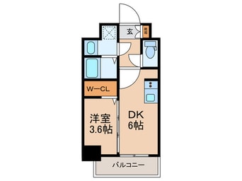 間取図 メイクスWアート名駅南Ⅲ
