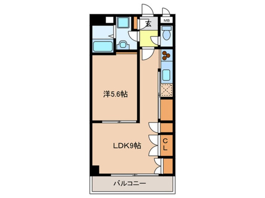 間取図 Studio DUO 1252