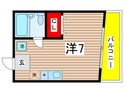 川辺３４７ビルの間取図