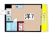 川辺３４７ビル 1Rの間取り