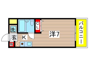 間取図 川辺３４７ビル