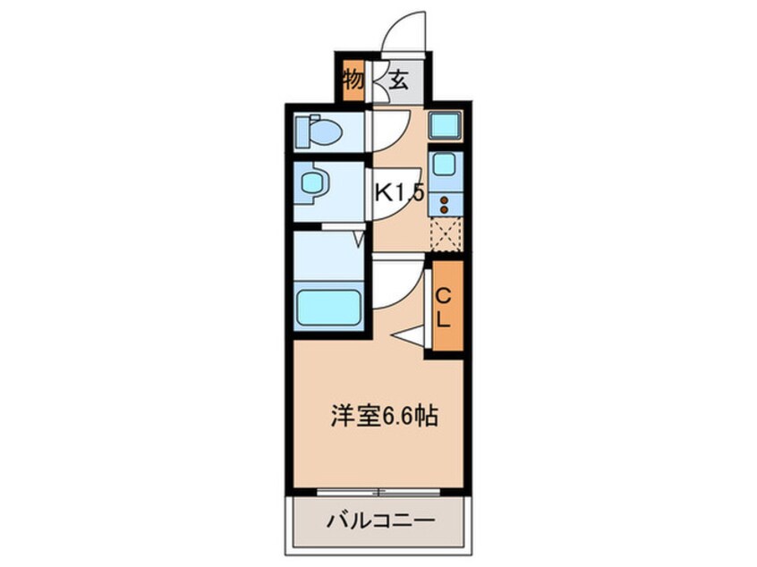 間取図 ﾌﾟﾚｻﾝｽ名駅南ｴﾃﾞｨﾌｨｽ(307)