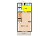 AKEBONO HOUSE 1Kの間取り