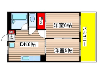 間取図 ハイム欠下