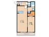 Ｖｉｌｌａ浄水 1LDKの間取り