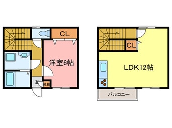 間取図 アンプルールリーブルレ・ソール