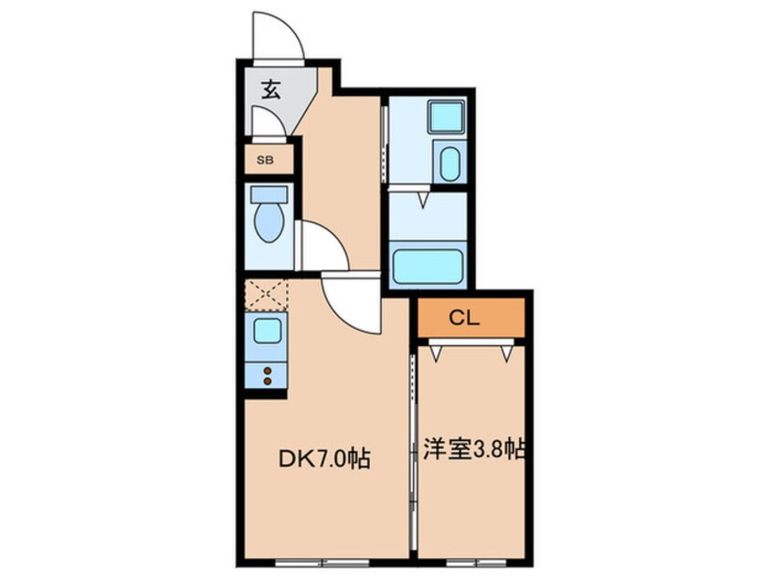 間取図 リーデンス名古屋駅西