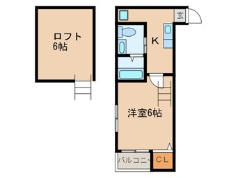 間取図 シャトー塩池