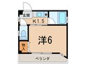 コ－トハウス1の間取図