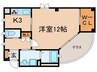 よもぎの郷 1Kの間取り