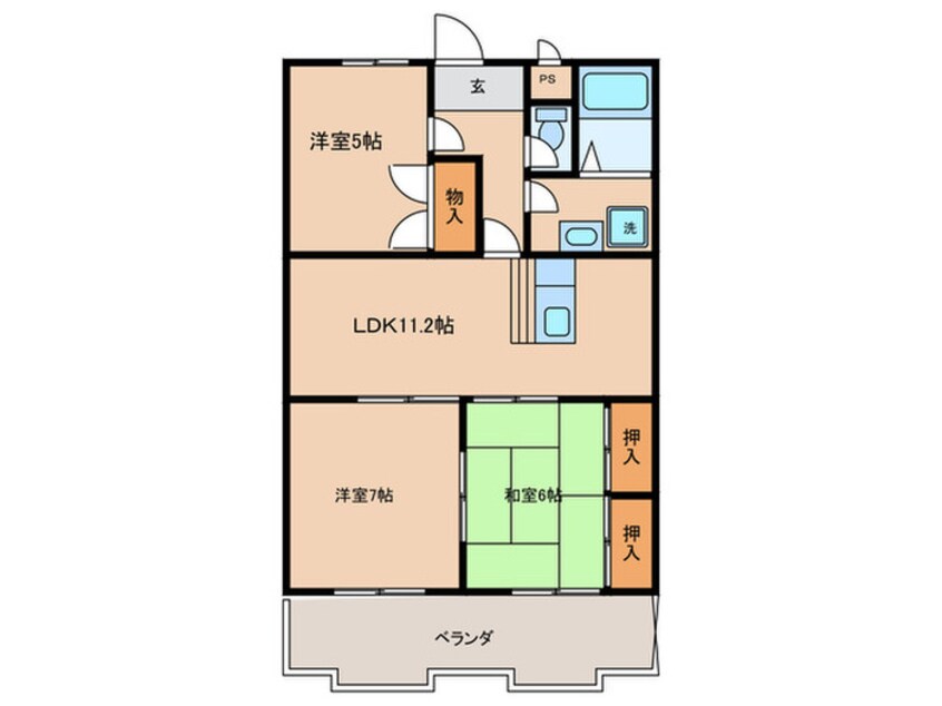 間取図 FrescaKAMIO