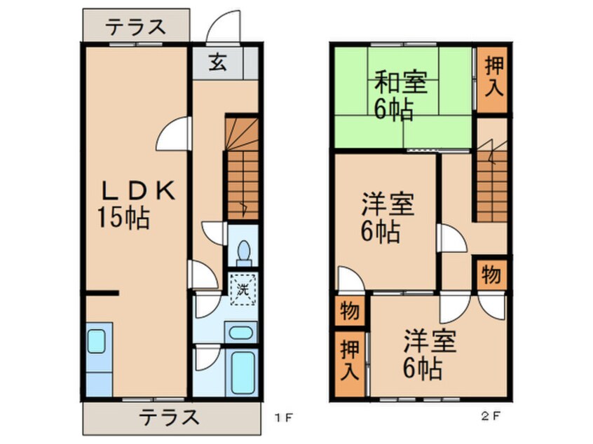 間取図 ホワイト文教台