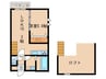Creo六番町弐番館 1LDKの間取り