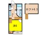 Creo六番町弐番館 1Kの間取り