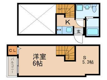 間取図 カーサ・フィオーレＲ