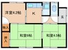 藤島町居屋敷加藤様貸家 3Kの間取り