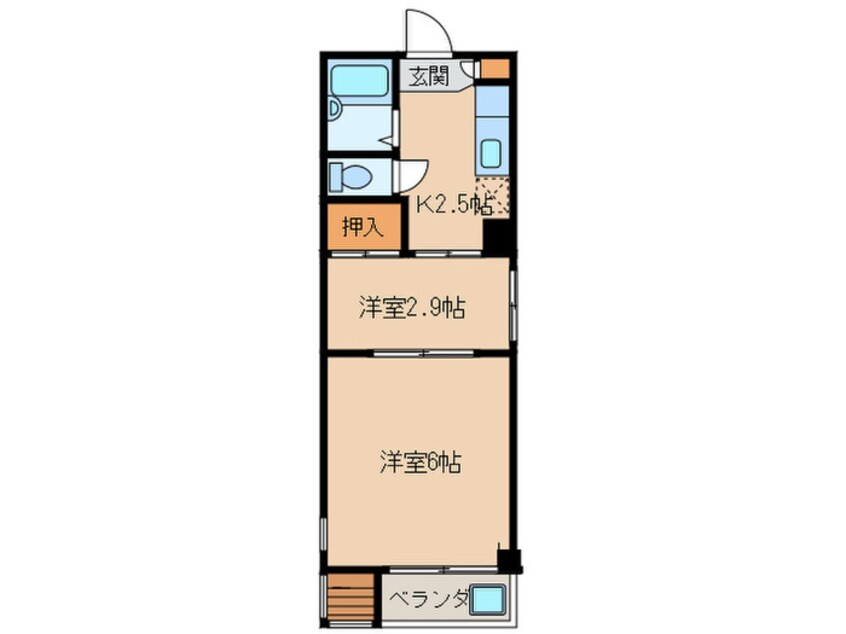 間取図 シャト－こだま