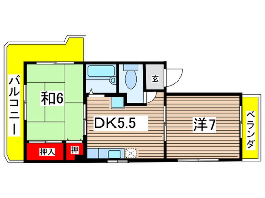 間取図 メゾンアイユ－