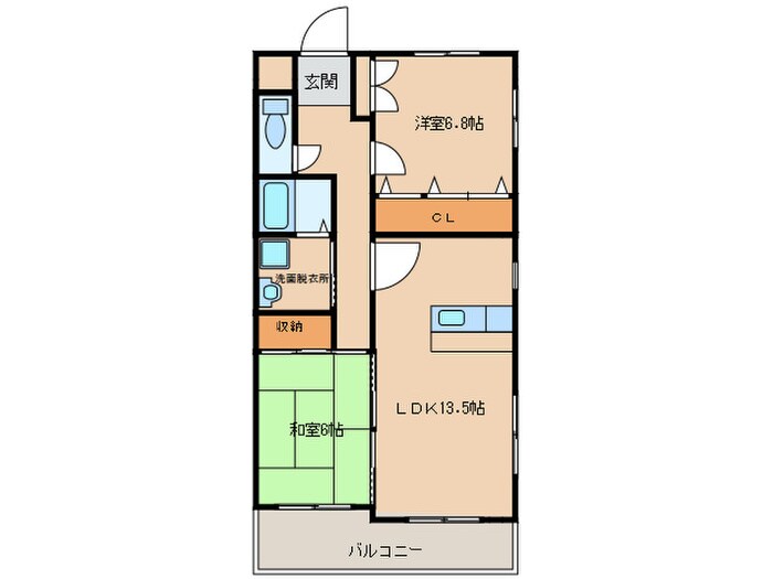 間取り図 ハイムＳ・Ｓ