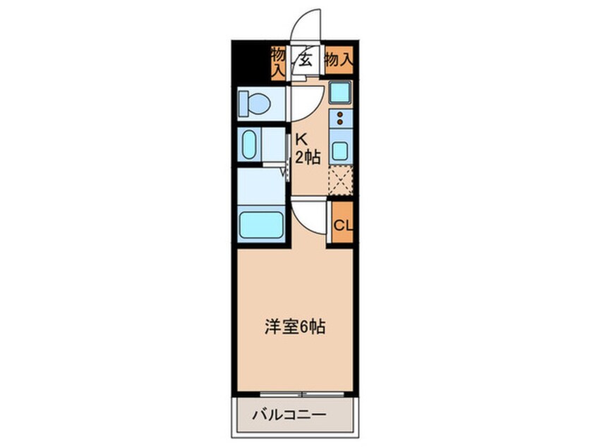 間取図 ｴｽﾃﾑｺｰﾄ名古屋TWIN EAST