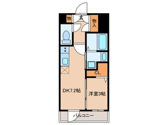 間取図 ｴｽﾃﾑｺｰﾄ名古屋TWIN EAST