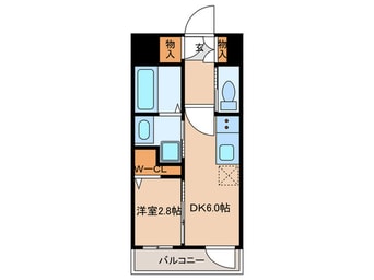 間取図 ｴｽﾃﾑｺｰﾄ名古屋TWIN EAST