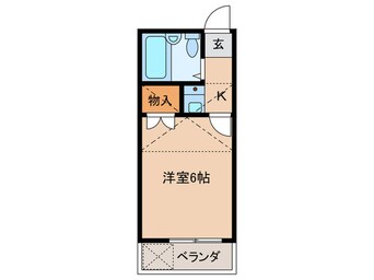 間取図 ガ－デンハイツ八田