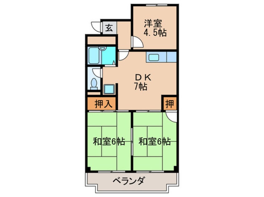 間取図 ハイシティー第一砦