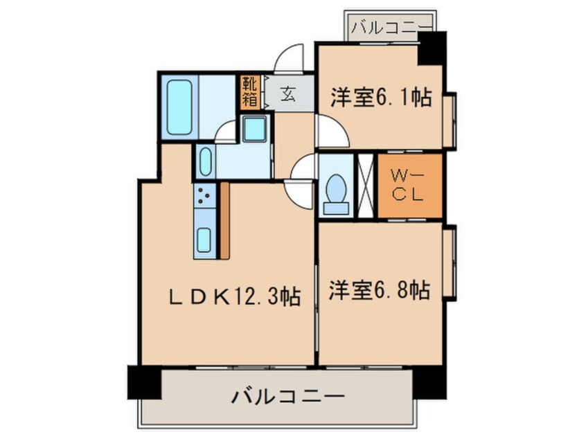 間取図 ア－デン泉プレミア