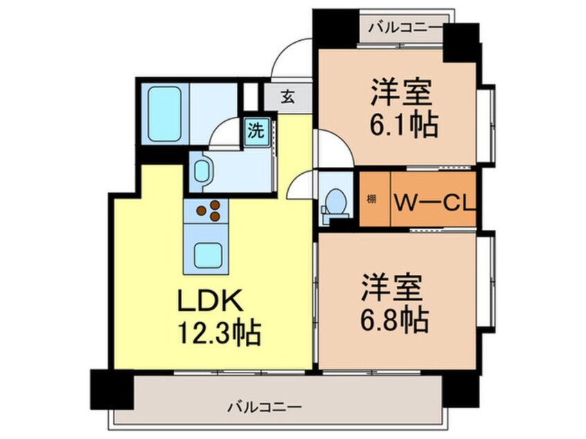 間取図 ア－デン泉プレミア