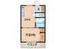 アクセスコートⅦ 1DKの間取り