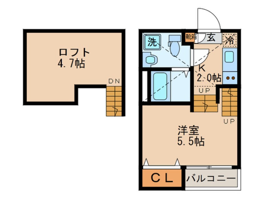 間取図 ハーモニーテラス東大曽根