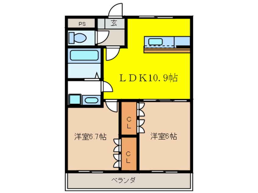 間取図 セピアロ－ズ