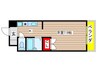 ブリーズ３ 1Kの間取り