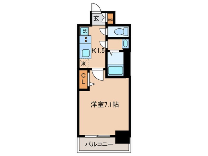 間取図 ﾌﾟﾚｻﾝｽ名駅南ｴﾃﾞｨﾌｨｽ(810)