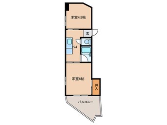 間取図 宝東新ハイツ（301）