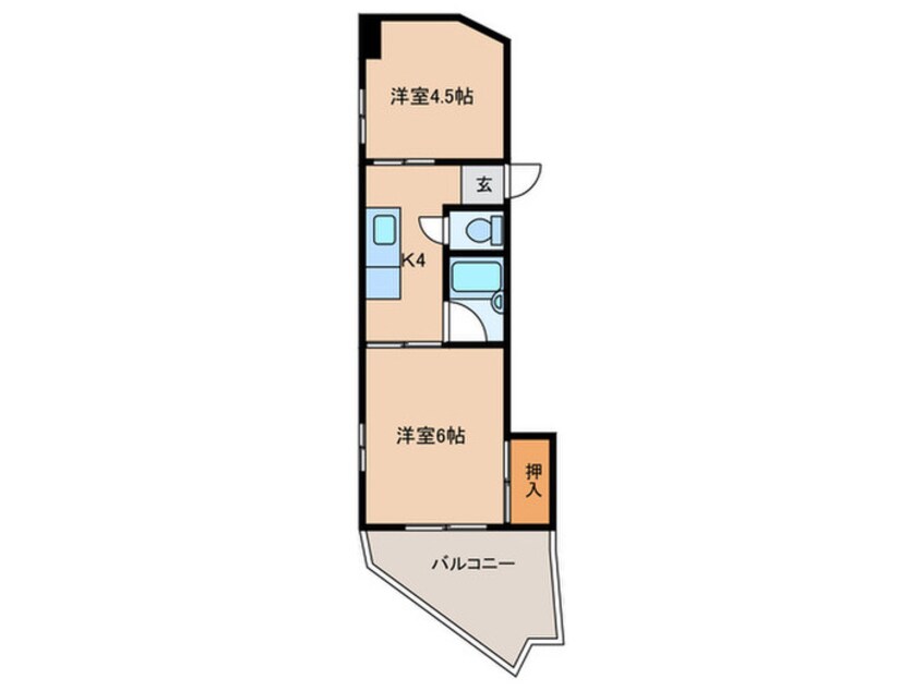 間取図 宝東新ハイツ（301）