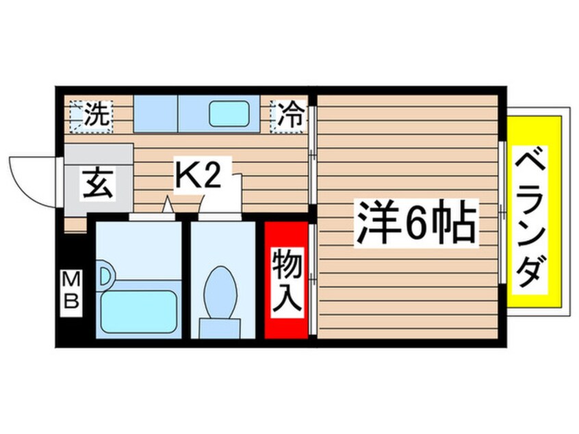 間取図 ジュネス金山