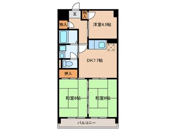 間取図 ２清邦ビル