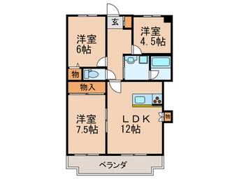 間取図 アメニティ－伸和