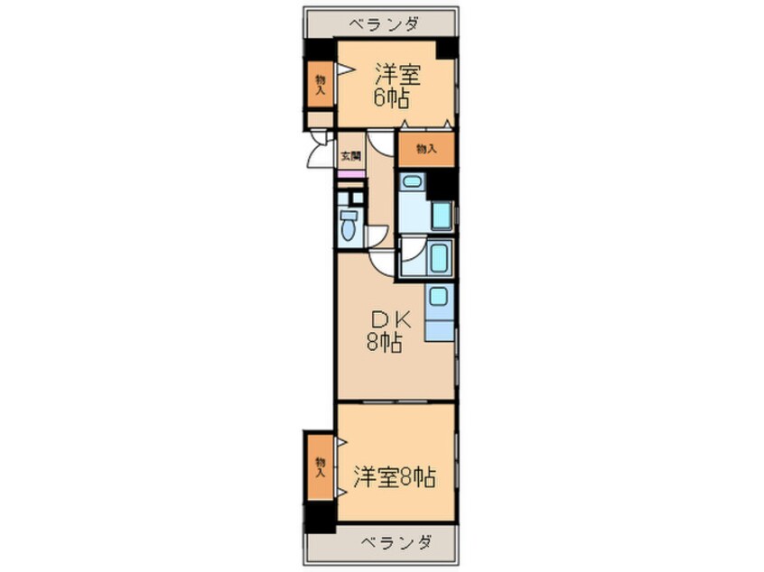 間取図 アメニティ－伸和