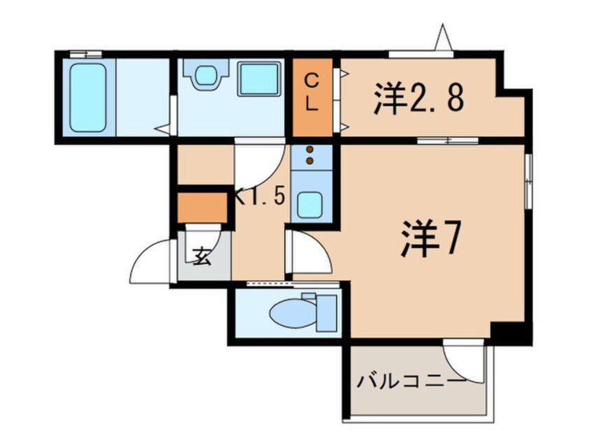 間取図 ブルーオーシャン栄生